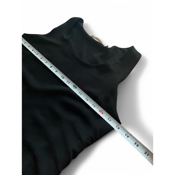 Soft Surroundings Womens Tunic Top Extra XSmall Black Sleeveless Chiffon USA - Picture 3 of 7